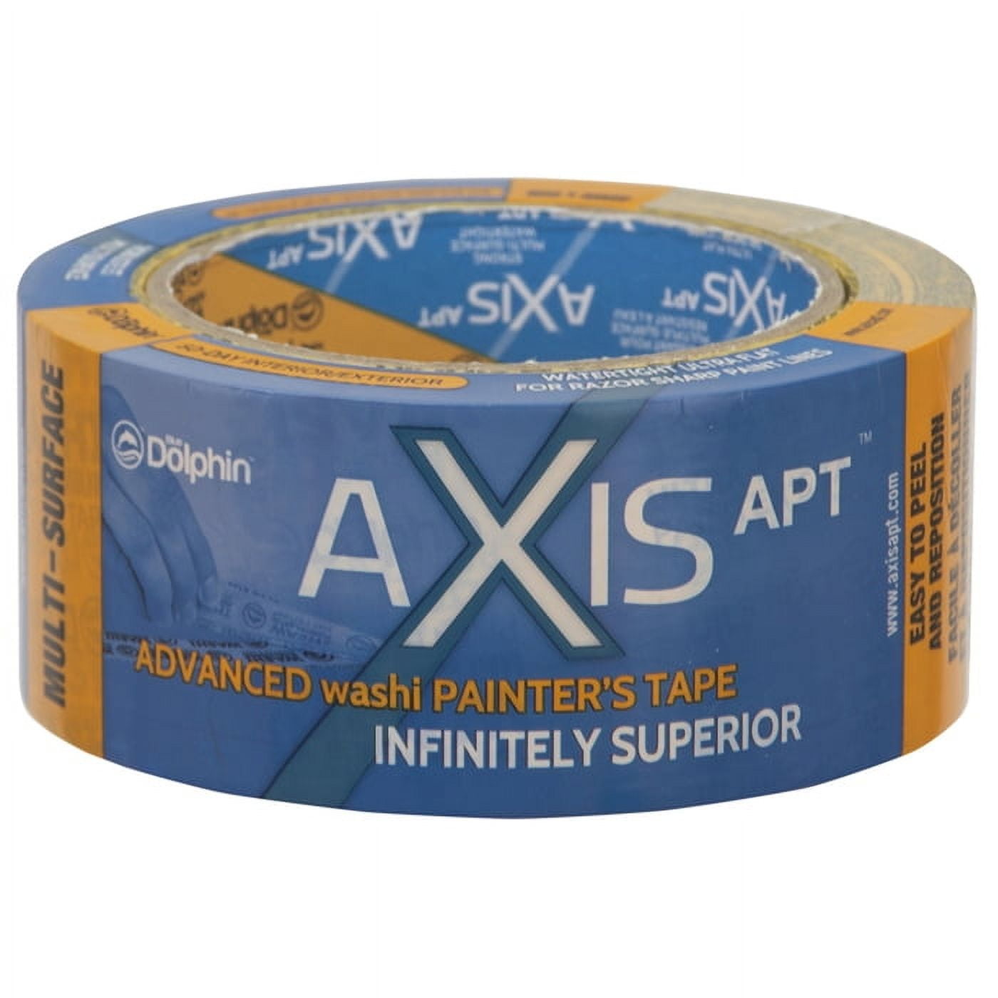 24-Rolls of 1.81” x 55 yds Linzer SP2-0200 Blue Dolphin Painter’s Washi Tape