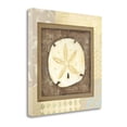 thumbnail image 1 of 24" Rustic By the Sea Shore Beach Signage Gallery Wrap Canvas Wall Art, 1 of 1