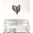 thumbnail image 1 of 24" Rustic Rustic Weathered Gray Wooden Heart, 1 of 5