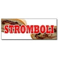 thumbnail image 1 of 24" STROMBOLI DECAL sticker pizza subs italian restaurant deli, 1 of 1