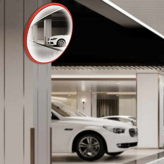 24" Safety Convex Mirror for Blind Spots, Traffic Mirror, Outdoor Indoor Corner Mirror, Parking Mirror, Security Mirrors Parking Mirror for Business, Garage, Warehouse, Office