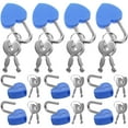thumbnail image 1 of 24 Set Diary Lock Padlock Mini Locks Couples Gifts Heart Shape Key Lock Diary Book Locks Kids Keys Travel Child, 1 of 6