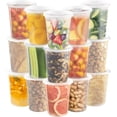 thumbnail image 1 of 24 Sets 32 oz Plastic Deli Food Containers With Lids, Airtight Food Storage Containers, Freezer/Dishwasher/Microwave Safe, Soup Containers For Takeout Meal Prep Storage, 1 of 6