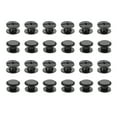 thumbnail image 1 of 24 Sets Chicago Screws, 4mm L Galvanized Iron Chicago Screw Phillips Binding Post Screw Rivets for Leather Belt Scrapbook Photo Albums, Black, 1 of 6