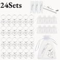 thumbnail image 1 of 24 Sets Inspirational Heart Keychains with Cards & Clear Gift Bags, Engraved "Never Forget the Difference You Make" Appreciation Key Rings for Employee, Teacher Gifts, Team Recognition, Party Favors, 1 of 9