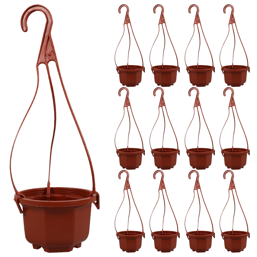 24 Sets Potted Succulents Flower Pots Hanging Plant Pots Hanging Plant