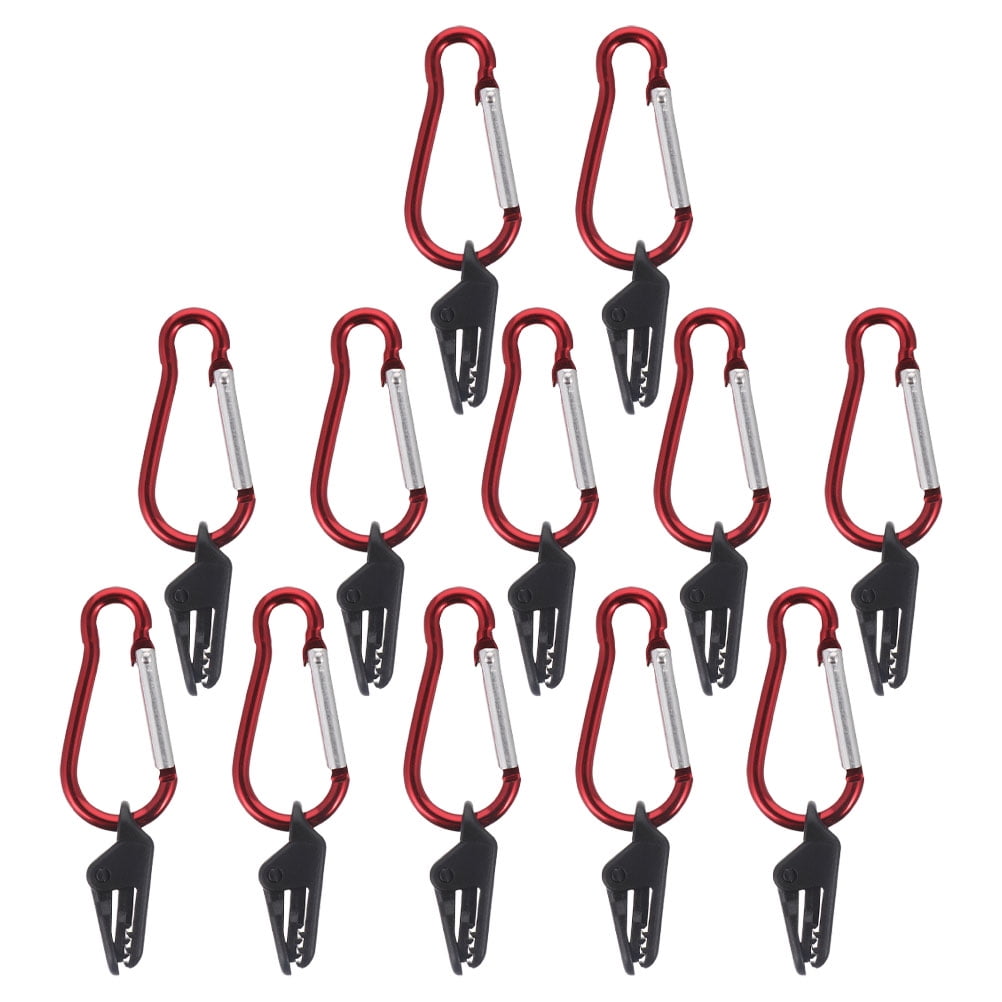 24 Sets Securing Clip Alligator Clips Camping Tent Hardwares Kits Shade