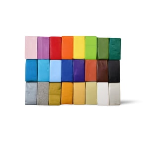 Sculpey 24 Sheets (144 total) Premo! Color Sampler Oven-Bake Clay - Non-toxic Clay for Sculpting, Modeling, School Projects, Arts & Crafts - 6 Pack