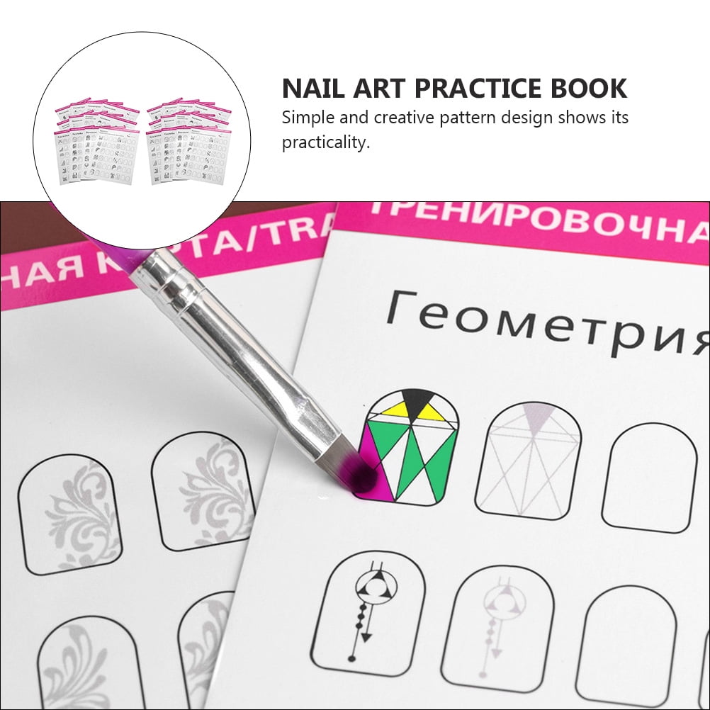 24 Sheets Blank Nail Art Training Cards Practice Lines Drawing Painting Template d5544aaa b141 49ac 8a9a faba4e138a02.91873bfd14a43269cd78d23af762b718