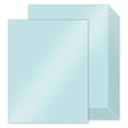 24 Sheets Blue Shimmer Cardstock 8.5 x 11 Metallic Paper, Goefun 80lb