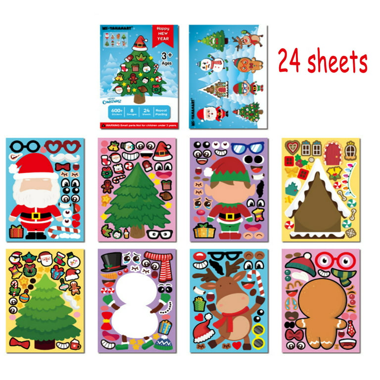 Holiday Calendar Stickers