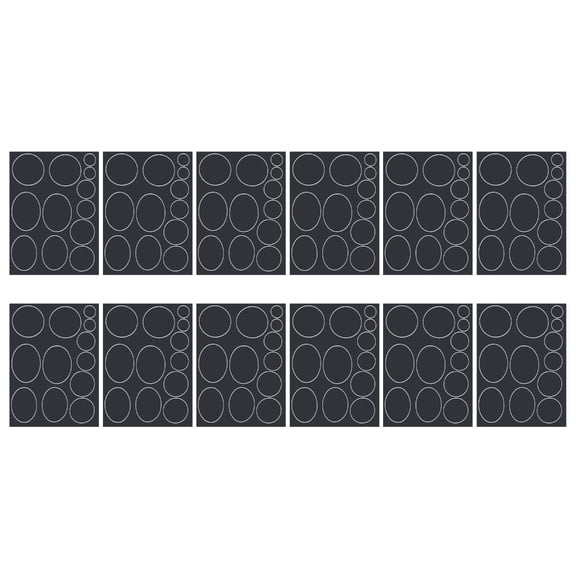 24 Sheets Down Jackets Repair Patches Black Polyester Patches for Down Jackets, Outdoor Jackets, Bag, Outerwear Clothing