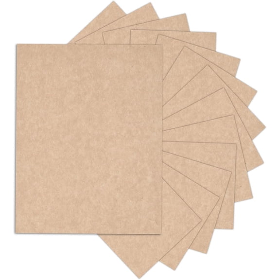 24 Sheets Parchment Cardstock 8.5 x 11 Textured Printer Paper, SHAANXIXIAN 90lb Tan Card Stock Printer Paper for Scrapbooking, Cardmaking, Invitations and Crafts
