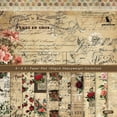 thumbnail image 1 of 24 Sheets Scrapbook Paper, 6'' x 6'' Art Crafts Origami Paper Supplies for Junk Journal Photo Album Planner Vintage Decoupage Paper, 1 of 4