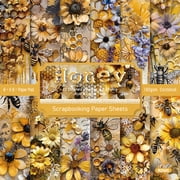 24 Sheets Scrapbook Paper, 6 x 6 Inch Vintage Origami Paper Craft Cardstock Scrapbooking Journaling Supplies