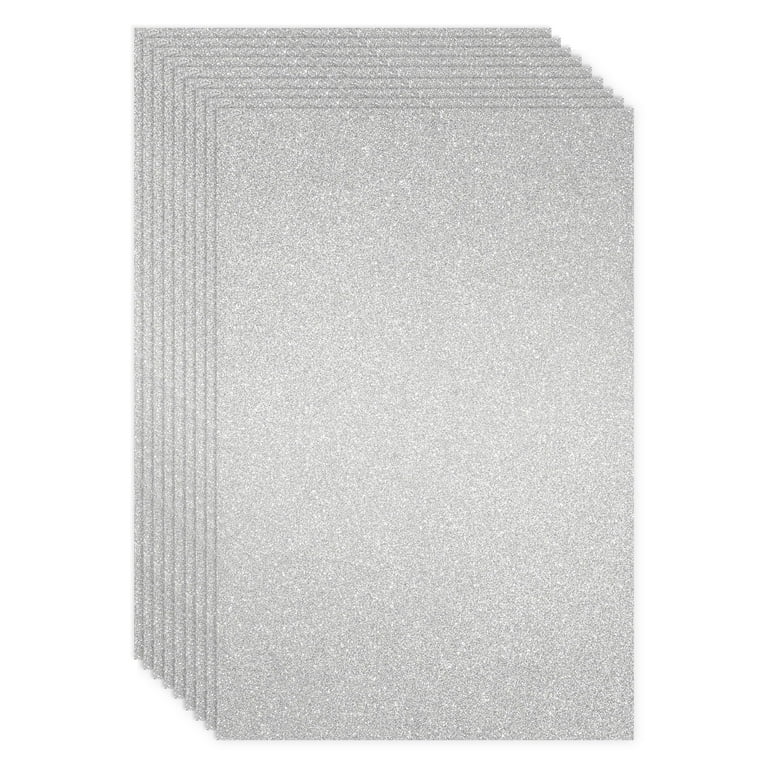Silver Glitter Cardstock Glitter Paper Glitter Card Stock Glitter