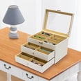 thumbnail image 1 of 24-Slot Glasses Storage Display Case Organizer Box For Sunglasses Eyeglass Gift, 1 of 16