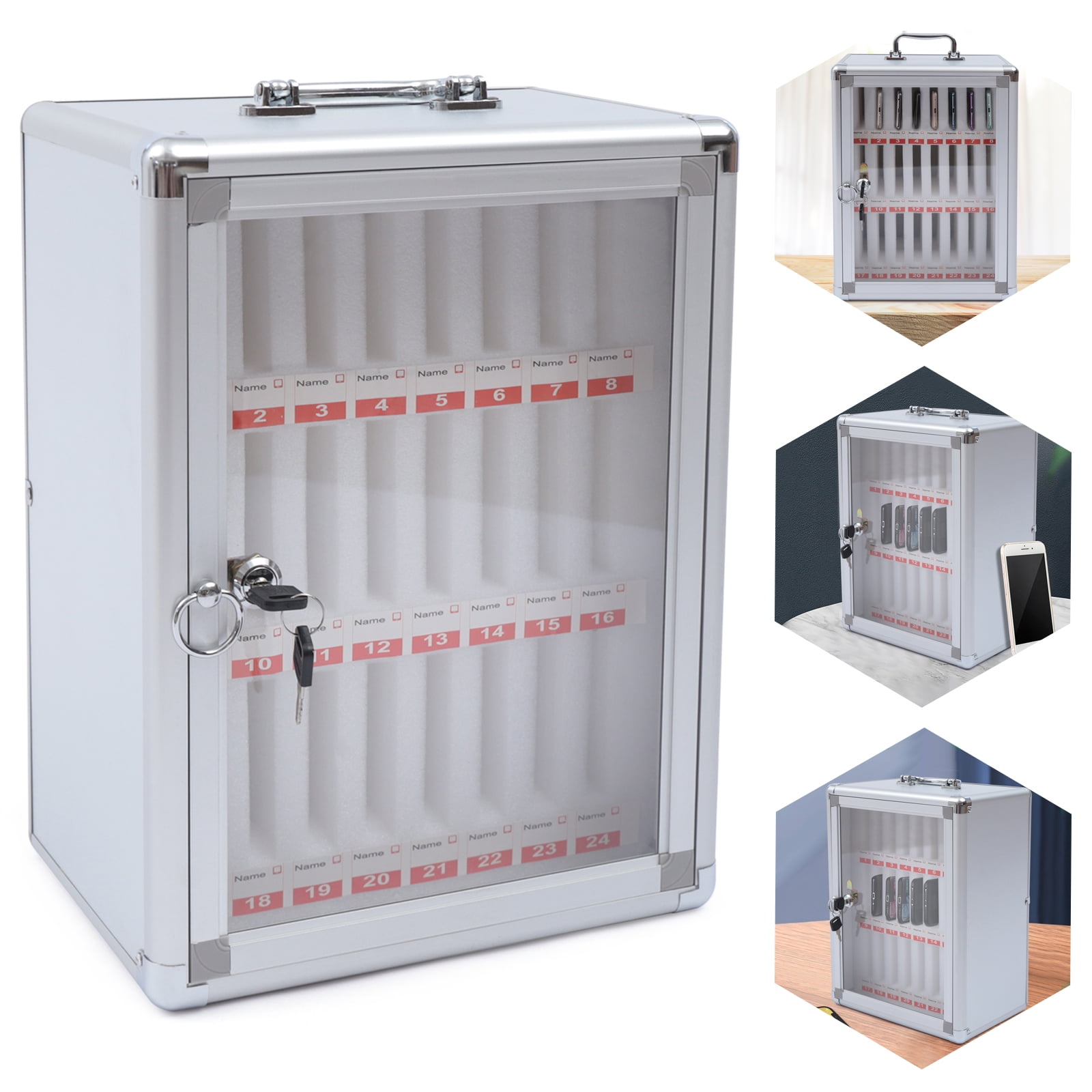 JKGHK Metal Slots Cell Phone Locker For Classroom, Cell Phone Storage - View #5