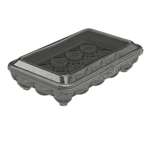 24 Slots Clear Egg Storage Box,Plastic Kitchen Fridge Organizer Basket,24 Grids Transparent Drawer Space Quality Eggs Storage Box Rolling Plastic Egg Holder Basket Organizer for Kitchen Fridge