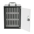 thumbnail image 1 of 24 Slots Combination Lock Cell Phones Locker, Free Standing / Wall Mounted Cell Phones Storage Cabinet with 1 Set Label Paper, 1 of 24
