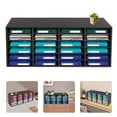 thumbnail image 1 of 24 Slots Compartments Adjustable Literature Organizer for Home & Office Desktop File Sorter Mail Center Paper Storage Cabinet Mailbox School Classroom Keepers, 1 of 14