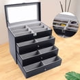 thumbnail image 1 of 24 Slots Eyeglass Sunglass Storage Box Glasses Display Box Holder Case Organizer, 1 of 5
