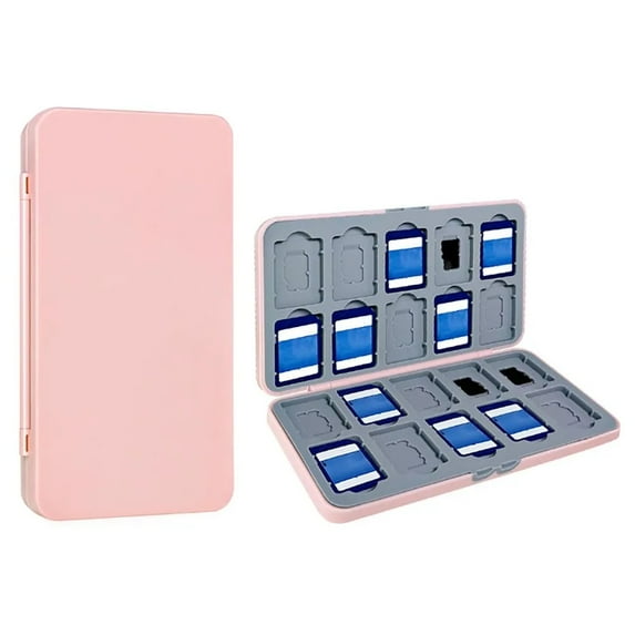 24 Slots Game Card Case Storage Box for Switchµ SD Cards,Games Holder Organizer Suitable for Switch, Lite&OLED Game Card