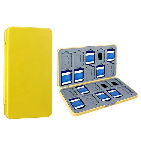 24 Slots Game Card Case Storage Box for Switchµ SD Cards,Games Holder Organizer Suitable for Switch, Lite&OLED Game Card