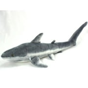24" Soft And Cuddly White Shark Plush Toy