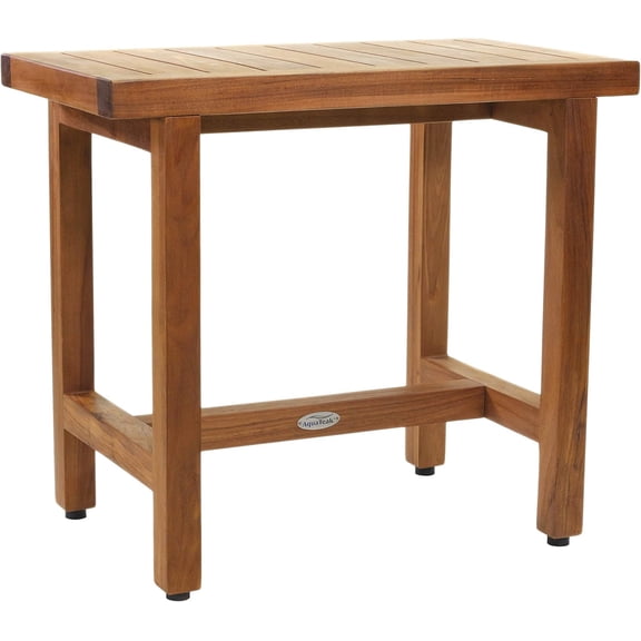 24" Spa Lotus Teak Shower  with Elevated Height