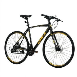 Hybrid Bike 700C for Adults, Speed Road Bike w/ Dual Disc Brake