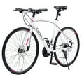 thumbnail image 1 of 24 Speed Hybrid bike Disc Brake 700C Road Bike For men women's City Bicycle, 1 of 1