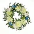 thumbnail image 1 of National Tree Company 24 inch Artificial Spring Wreath with Dahlia, Peony, and Hydrangea Blooms, Realistic Floral Decoration for Front Door or Indoor Décor, 1 of 3