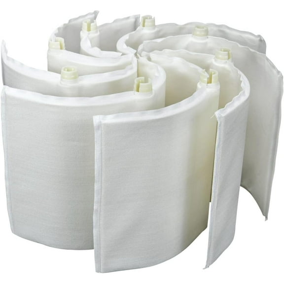 24 Square Foot Swimmin Pool DE Filter Grids Compatible with FS-2002, FC-9520, PFS1224, 59001100, 59001000, DE Grid Swimming Pool Filter Cartridge, 7 Full + 1 Partial