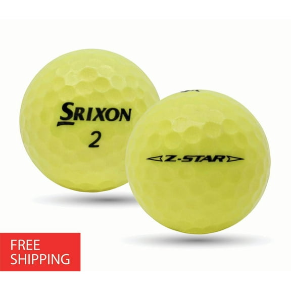 Pre-Owned 24 Srixon Z-Star Yellow 5A Used Recycled Golf Balls, by Mulligan Golf Balls