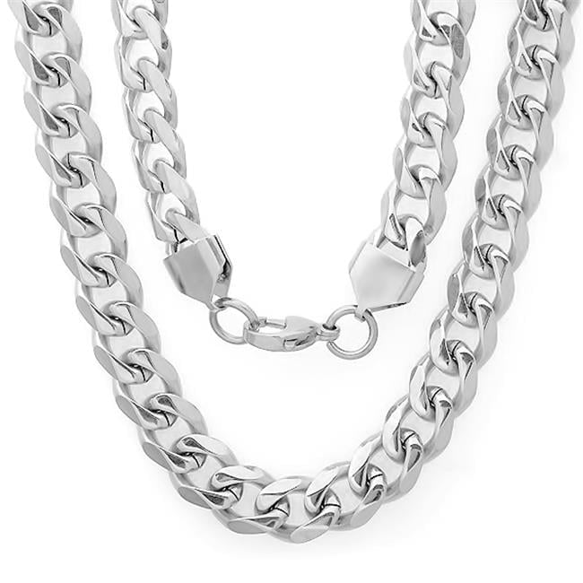 24' Stainless Steel 24 In. Curb Necklace 24 in.
