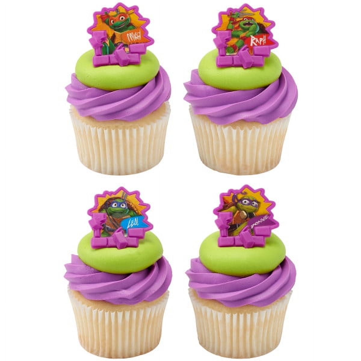Ninja Turtle Cupcakes Toppers