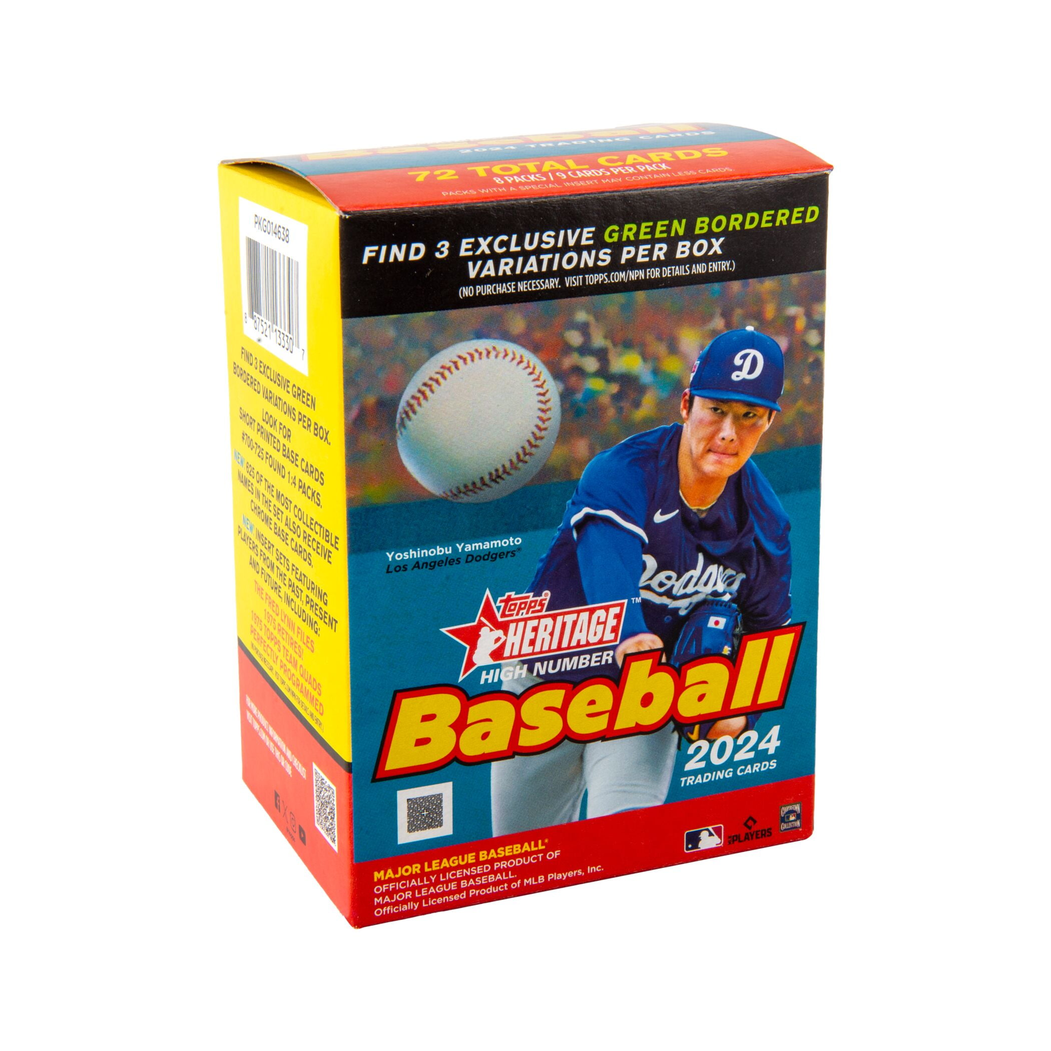 2024 Topps Heritage High Number Baseball Trading Cards Blaster Box