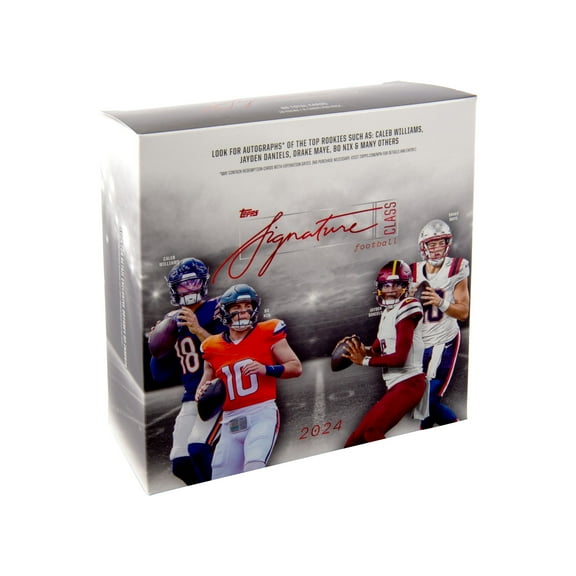 2024 Topps Signature Class Football Trading Cards Mega Box