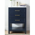 thumbnail image 1 of 24" Tennant Brand Aruzza Navy Blue Small Narrow Navy Blue Bathroom Vanity 2822-V24NB, 1 of 7