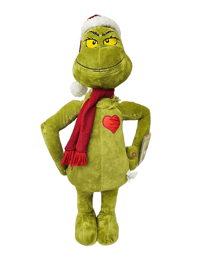 24" The Grinch Santa Door Greeter Christmas Home Decor Dr. Seuss The