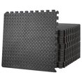 thumbnail image 1 of 24 Tiles Puzzle ¾ Inch, Gym Flooring Mat with Interlocking Foam Tiles for Exercise, MMA, Gymnastics, Workout and Home Gym Protective Flooring, 96 Square Feet 3/4" Thick,96 Square Feet, 1 of 7