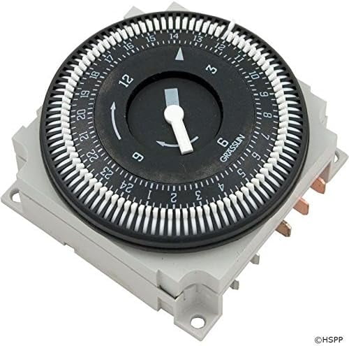 24 Time Clock, SPDT 120V, Panel Mount FM/1 STUZ 120V - Walmart.com
