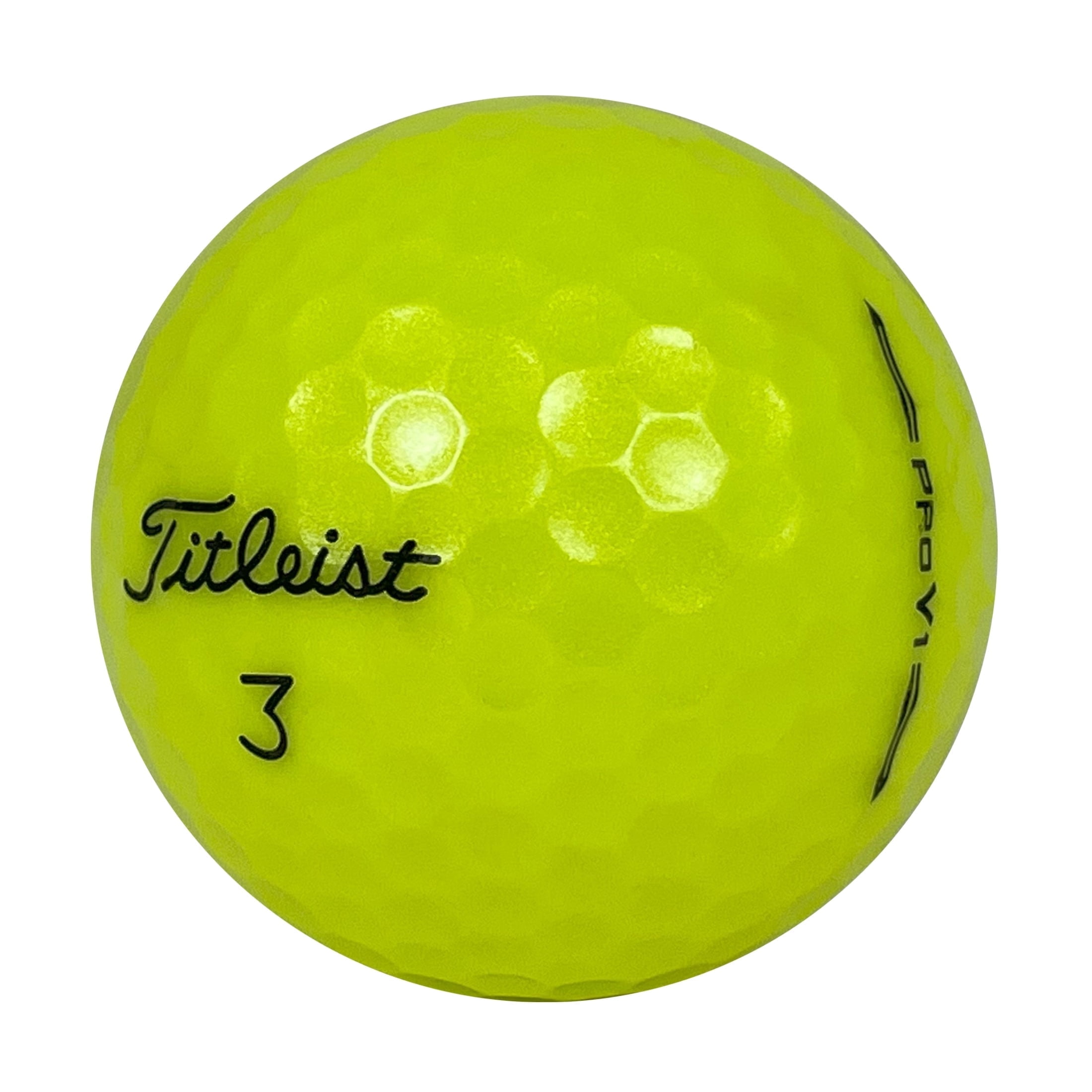 24 Pro V1 Yellow Pristine Recycled Golf Balls, by Mulligan USA