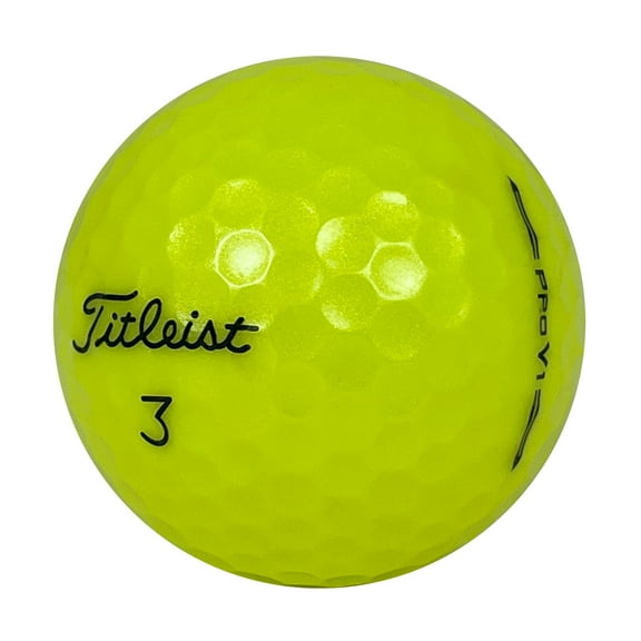 24 Pro V1 Yellow Pristine Recycled Golf Balls, by Mulligan USA
