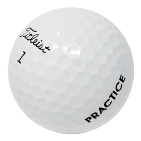 Pre-Owned LostGolfBalls - Titleist Tour Practice Golf Balls in Pristine Condition Quality, No Logos, No Player Markings, Recycled Used Golf Balls, Perfect Condition, Unreal Value, White