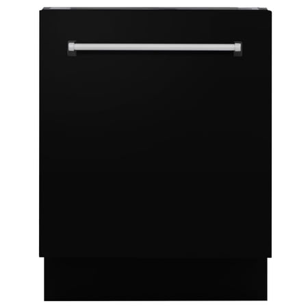 24" Top Control Tall Tub Dishwasher in Black Matte with Stainless Steel Tub and 3rd Rack (DWV-BLM-24)