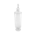 thumbnail image 1 of 24" Transparent Glass Cylindrical Jar with Finial Topped Lid, 1 of 2