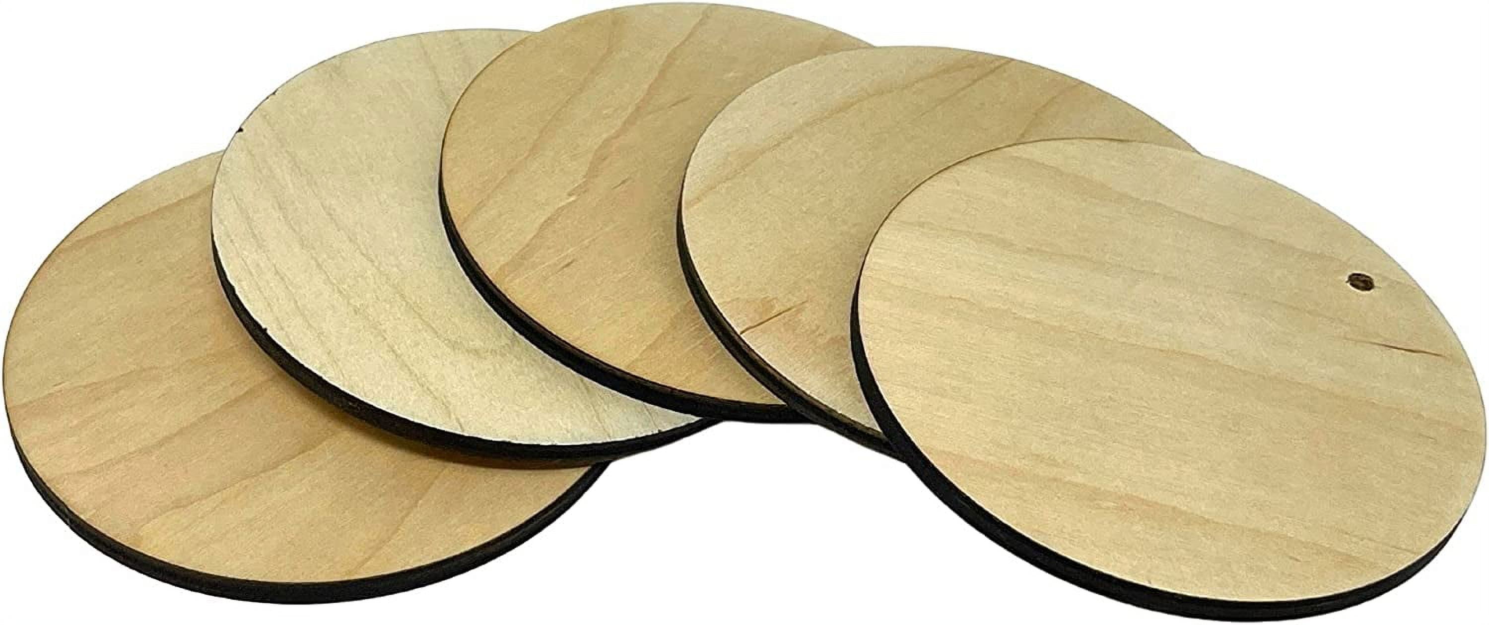 Unfinished round wood ornaments outlet