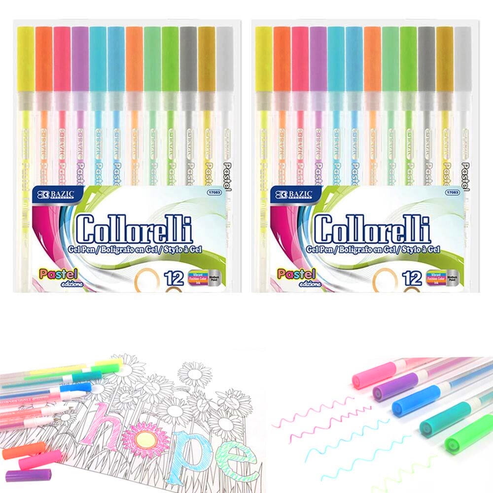 100 Unique Coloring Gel Pens Adult Coloring Books, Drawing, Bible